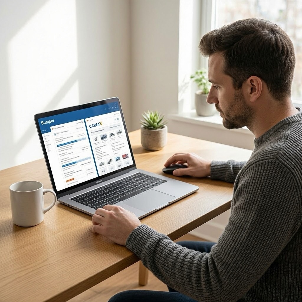 Bumper vs Carfax quick comparison for vehicle history reports
