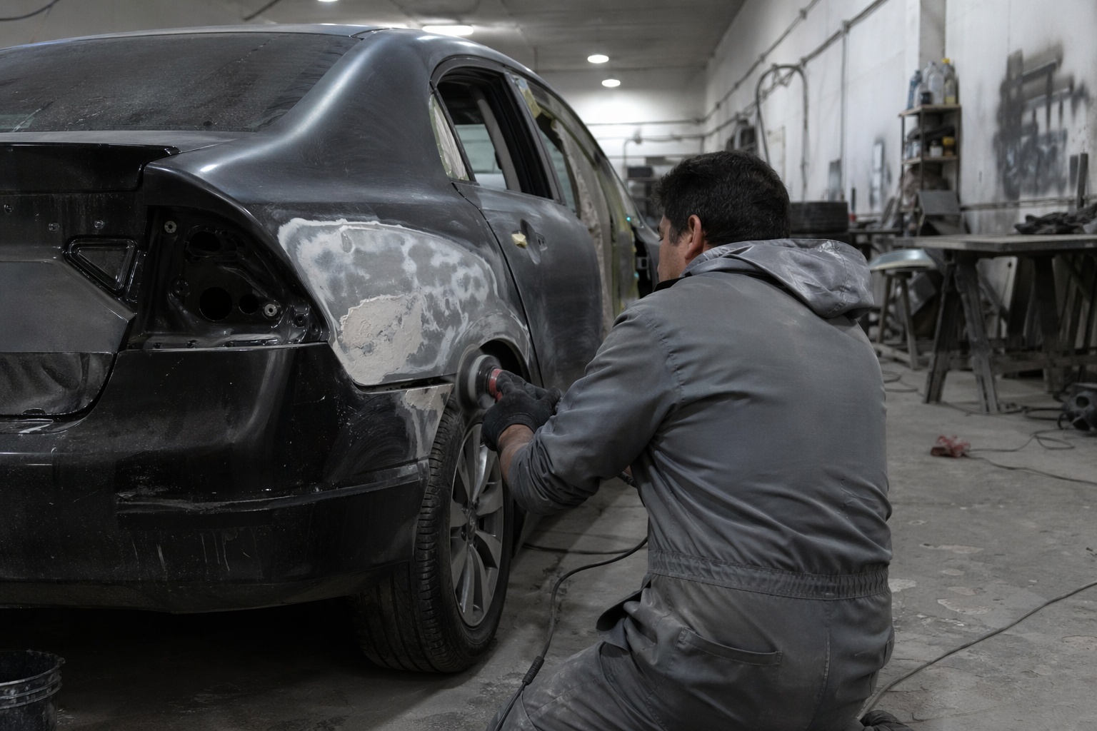 Car repair at independent body shop that may not report accidents to Carfax