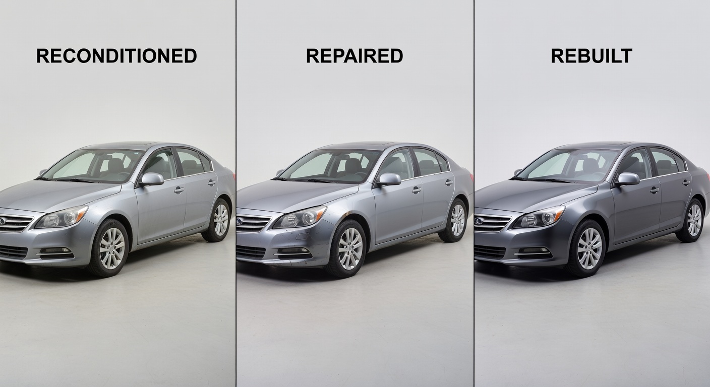 Inspecting a reconditioned car before purchase